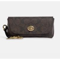 ราคา กล่องใส่แว่น Coach Sunglass Case In Signature Canvas แท้ 100% พร้อมส่ง สีกาแฟดำ (23514793872)