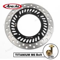 ราคา Arashi ดิสก์เบรกหน้าโรเตอร์สําหรับ HONDA MTX R 80 MTX80R 1987 / CR125R CR125E 1992-1995 / XLR R 125 XLR125R 1997-2003 / XR250R 1984-1987 รถจักรยานยนต์ไทเทเนียมยึด Bolt (46657013717)