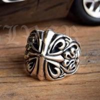 ราคา แหวนเงินแท้ ลายโล่กอธิค Sterling Silver 925 NSRG1373 (13863458114)