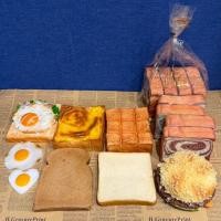 ราคา โมเดลขนมปังปลอม ไข่ดาวปลอม ขนมปัง ไข่ดาาวMock Up สำหรับตกแต่ง เป็นพร๊อพถ่ายรูป (ราคาต่อ 1 แผ่น) (8463266470)