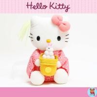 ราคา มือสอง Hello kitty EIKOH medium plush doll ตุ๊กตาคิตตี้ (24934105305)