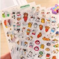 ราคา สติ๊กเกอร์แผ่น PVC Sticker ลายแมวเหมียว (3401902200)