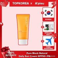 ราคา Apieu Pure Block Natural Daily Sun Cream SPF50+/PA++++ 50ml TOPKOREA Shipping จากเกาหลี (29756758450)
