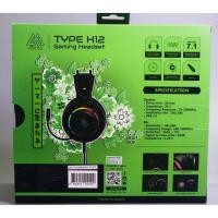 ราคา หูฟังเกมมิ่ง EGA Type H12 Headphone 7.1 surround หูฟังคอม (13677755495)