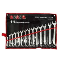 ราคา FORCE ประแจ ประแจแหวนข้างปากตาย ชุดประแจแหวนข้างปากตาย 14 ชิ้น (มิล) Model 5141K (3489561771)
