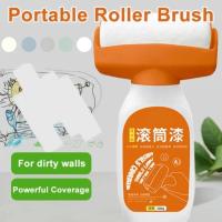 ราคา Household wall paint white waterbased odorfree paint roller repair paint wall paint repair kit (55852325452)