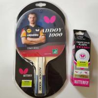 ราคา Butterfly Addoy 1000 Shakehand Ping Pong Bat ไม้และยางคุณภาพใหม่ (57601808413)