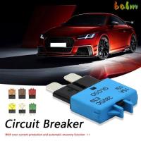 ราคา BALM Circuit Breaker, Manual Reset Auto Accessories ATC Blade Fuse, 1 PCS 5-30A Over-current Protection Automatic Recovery Fuse Adapter Car Motorcycle Truck Boat Marine (56506842328)