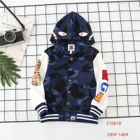 ราคา เสื้อแจ็คเก็ตเด็กชาย Bape blue camo shark พร้อมเสื้อฮู้ดคุณภาพกระจก (28015234197)