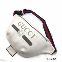 ราคา Gucci​ Print​ leather​ mini​ belt​ bag (2360199264)