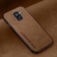 ราคา SAMSUNG รูปแบบที่เรียบง่ายซองหนังสําหรับSamsung Galaxy A9 J6 J7 Duo 2018 กรณีซิลิโคนนุ่มTPUสําหรับSamsung A6S A80 M30Sกรณี (44906220125)