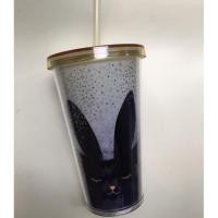 ราคา “Starbucks bunny face cold cup” 16 oz. (1555107195)