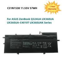 ราคา C31N1538 Laptop Battery For ASUS ZenBook Q324UA UX360UA UX360UA-C4010T UX360UAK Series C31Pq9H 0B200-02080000 11.55V 57W (25596186747)