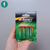 ราคา ถ่านแมงกานีส ถ่านไฟฉาย Rocket AA 1.5V ถ่านรีโมท ถ่านสำหรับใส่ของเล่น (23127761710)