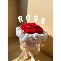 ราคา ช่อดอกกุหลาบถักไหมพรม (24640949294)