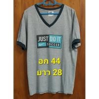 ราคา Nike เสื้อยืดแขนสั้น คอวี งานแท้มือสอง made in u.s.a. (22081997560)
