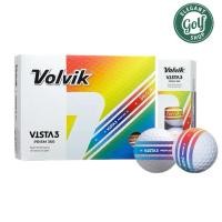 ราคา (ส่งไวที่สุดในช๊อปปี้มีส่งด่วน)⛳️ลูกกอล์ฟVolvik Vista3 Prism 360 Golf Balls 2024 สำหรับพัตต์และตี (25480968848)