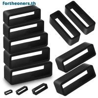 ราคา สําหรับ 7 ขนาด Bla สายนาฬิกาซิลิโคนยึด Hoop Loop ยาง Bule แหวน 14-26 มม.ผู้ถือ Retainer สายนาฬิกาอุปกรณ์เสริม TH (47006898562)