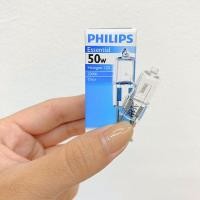 ราคา (แพ็ค2ชิ้น) หลอดไฟฮาโลเจ่นแคปซูล ฮาโลเจนเข็มเสียบ 12v 50w ขั้วGY6.35 Halogen capsule 12โวลท์ 50วัตต์ philips ฟิลิปส์ (22639718403)