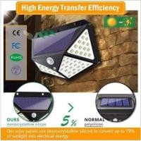ราคา ไฟติดผนัง solar 100LED 3โหมด ไฟโซล่าเซลล์ solar cell ไฟเซ็นเซอร์ solar light ไฟติดผนังโซล่าเซลล์ พลังงานแสงอาทิตย์ (8674983966)
