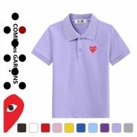 ราคา PLAY Snug & Stylish Boys and Girls Cotton 100% Ultra-Soft Breathable และทนทาน POLO T-Shirt with a Dainty ปักหัวใจ 5N-PLAYKPT-A (44901528261)