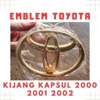 ราคา สัญลักษณ์โลโก้รถ Toyota T สําหรับ Toyota Kijang Kapsul 2000 2001 2002 กระจังหน้าสีทอง (24683955437)