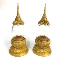 ราคา ครอบแก้ว สำหรับวางองค์พระ หรือบรรจุพระธาตุ มณีมงคล (1442425178)