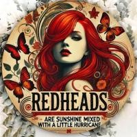 ราคา HELLOYOUNG Vintage Redhead Woman Portrait Round Metal Wall Art สําหรับห้องนั่งเล่นบาร์โรงรถตกแต่งขนาดใหญ่ (49257234042)