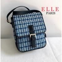 ราคา ELLE Paris Vintage Bag มือสองของแท้ (25116966330)