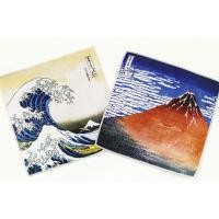 ราคา ผ้าขนหนูไมโครไฟเบอร์ขนาดเล็ก Ukiyo-e โดย Hokusai, Red Fuji และ Wave Fuji ชุด 2 ผืน towel (41368639838)