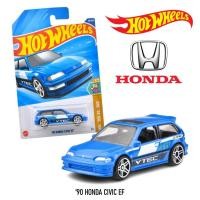 ราคา HOT WHEELS - '90 HONDA CIVIC EF สเกล1/64 (สีฟ้า) โมเดลรถ ฮอนด้า EF 3 doors 3ประตู JP130 # รถเหล็ก รถของเล่น (27525302498)