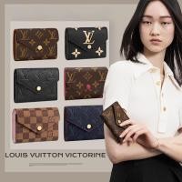 ราคา HotLouis vuitton VICTORINE money clip/กระเป๋าเงินผู้หญิง/กระเป๋าสตางค์/ซิป/ผ้าใบเคลือบ/หนังวัว M62472 (17798975873)