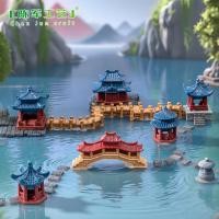 ราคา ศาลาจีน บ่อน้ำจีน สะพาน โมเดล เรซิ่นจีน แต่งสวน (29830692735)