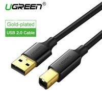 ราคา Ugreen USB 2.0 Printer Cable Scanner Cord USB A Male to B Male 1m gold (20846) (15504632990)