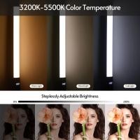 ราคา Jiabo Handheld RGB Tube Light LED Video Wand 3200K-5500K หรี่แสงได้ 9 เอฟเฟกต์แสงสีสันสดใสแบตเตอรี่ในตัวพร้อม (58006186212)