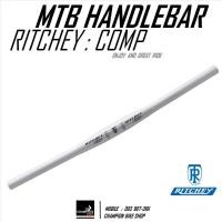 ราคา แฮนด์ตรงเสือภูเขา RITCHEY : COMP MTB FLAT HANDLEBAR สีขาว 31.8 / กว้าง 600mm. (16896841829)