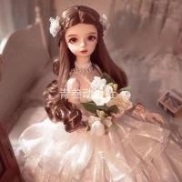 ราคา ชุดแต่งงานสมัยใหม่ตุ๊กตา bjd เจ้าหญิงตุ๊กตาบาร์บี้ชุดระดับไฮเอนด์ตุ๊กตาบาร์บี้ตกแต่งห้องกล่องตาบอดข (27555607541)