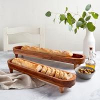 ราคา Baguette Wooden Tray l รางใส่ขนมปัง (22637627310)