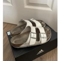 ราคา birkenstock Arizona ไซซ์ 38 สีขาว (มือสอง) (14230734719)