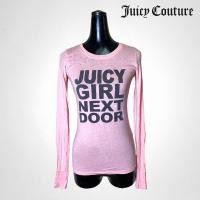 ราคา Juicy Couture T-Shirt Pink Long Sleeve Girl Next Door เสื้อยืดคอกลมแขนยาวสีชมพู (15898231351)