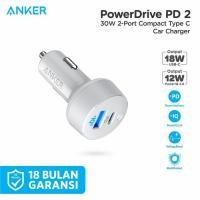 ราคา Anker Car Charger Powerdrive PD+2 18W/12W Dual Port USB Type A/C A2721 (44002908430)