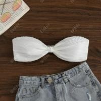 ราคา ส่งต่อเกาะอก shein สีขาว (25124259777)