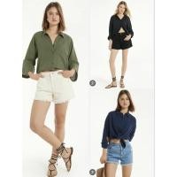 ราคา กางเกงยีนส์ขาสั้นเอวสูง แบรนด์ Tezenis (29074993281)