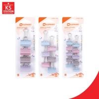 ราคา Elephant คลิปหนีบ คลิปหนีบกระดาษ สีพาสเทล No. E110 / E111 / E112 (56852560706)