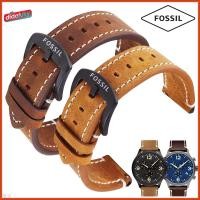 ราคา Dida 18/19/20/22/24 มม.Quick Release สายนาฬิกาหนังแท้สําหรับ Fossil JR1401 FS5088 FS4656 - สไตล์วินเทจเปลี่ยน Str AA (51653507744)