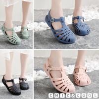 ราคา & รองเท้าแตะแฟชั่น แบบรัดส้น สีพาสเทล 5 สี เบอร์ 36-40 (14599193447)