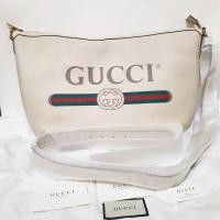ราคา New! Gucci Crossbody หนังGrain สีขาว (11729194121)