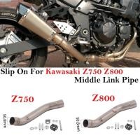 ราคา For KAWASAKI Z750 Z 750 2007 - 2014 Z800 Z 800 2013 - 2016 Motorcycle Exhaust System Muffler Tube E (55104648962)