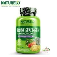 ราคา NATURELO Bone Strength Plant-Based Calcium Complex 120 Vegetarian Capsules แคลเซียมบำรุงกระดูก 120 เวจจี้แคปซูล (9507371555)