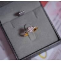 ราคา แหวนเพชรชู aurora diamond มีใบรับประกัน aurora size54-55 (28973424442)